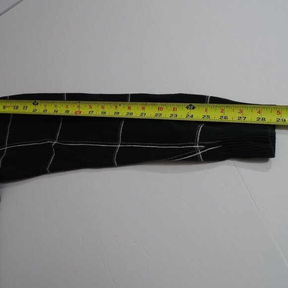 Tommy Hilfiger Mens Green Plaid Crewneck Sweater Size M Green Cotton Long Sleeve - Picture 7 of 9